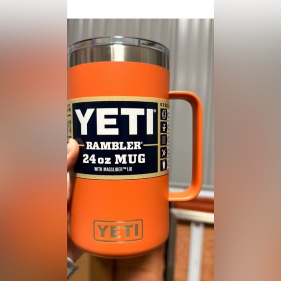 Yeti Orange Stainless Steel Mug - Picture 2 of 4